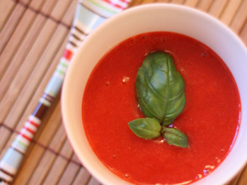 Gazpacho de fresas