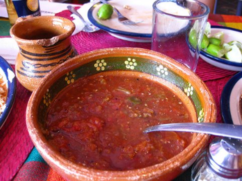 Salsa picante mexicana - salsa roja