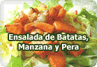 Ensalada de Batatas, Manzana y Pera. Ensalada de Boniato :: receta vegana