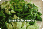 Ensalada verde :: receta vegetariana