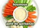 Houmous - humus - paté de garbanzo