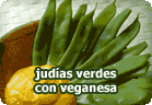 Judías verdes con veganesa :: receta vegana