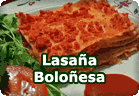 Lasaña boloñesa vegana :: receta vegetariana