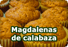 Magdalenas veganas de calabaza :: receta vegetariana