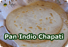 Receta muy fácil de pan chapati. Es un pan sin levadura típico de la India y Pakistán. Simplemente harina, aceite, sal y agua son sus ingredientes y es una buena introducción a quienes quieren hacer su propio pan casero. :: receta vegana