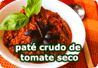 Paté crudo de tomates secos :: receta vegetariana