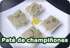 Pat&eacute vegetal de champi&ntilde;on - receta vegana