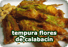 Tempura de flores de calabacín :: receta vegetariana