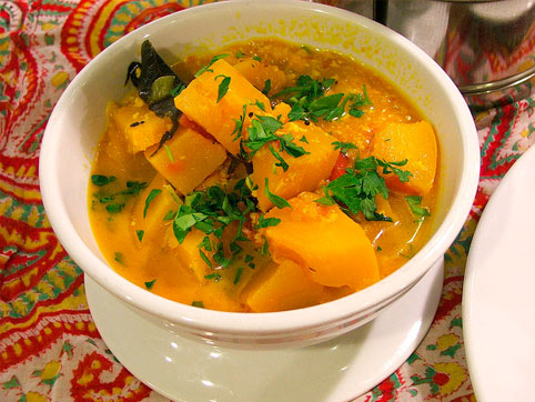 Curry de calabaza