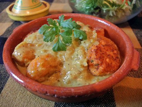 Curry de bolitas de lentejas rojas - Dal Kofta Curry