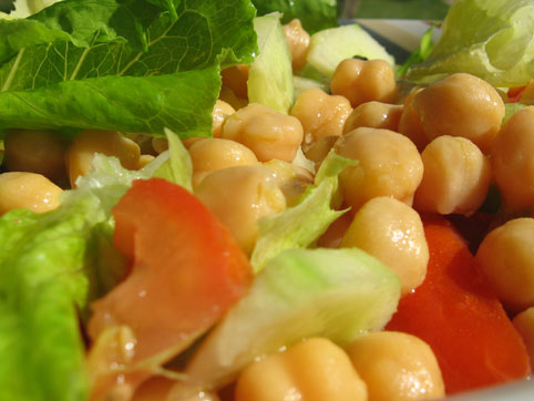 Ensalada de garbanzos