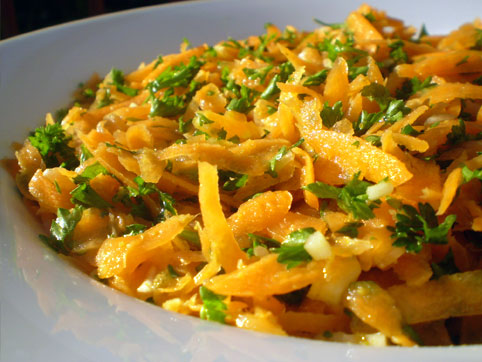Ensalada de zanahoria rallada al estilo marroquí :: recetas veganas recetas  vegetarianas :: 
