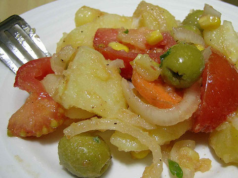 Ensalada de patatas "campera"