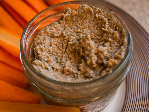 Paté vegetal de champiñón