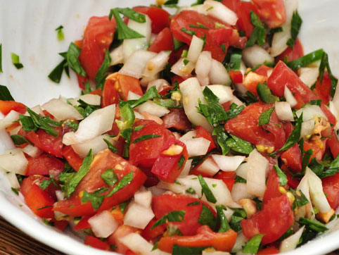 Salsa mexicana "pico de gallo"