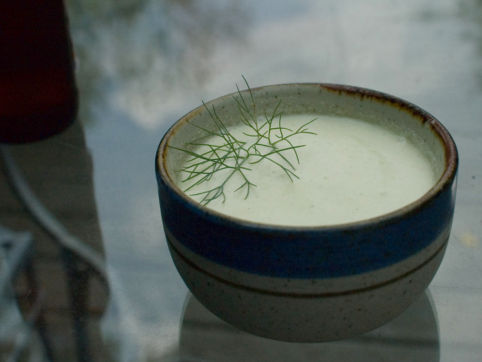 Sopa fría de pepino