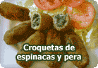 Croquetas de espinacas y pera :: receta vegana