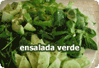 Ensalada verde :: receta vegana