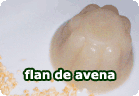 Flan de avena :: receta vegana