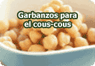 Garbanzos para el cous-cous :: receta vegana