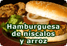 Hamburguesas veganas de níscalos y arroz integral :: receta vegetariana