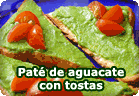 Paté de aguacate con tostas :: receta vegana