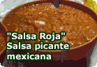 Salsa picante mexicana - salsa roja :: receta vegetariana